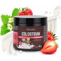 Skoczylas Colostrum z truskawką proszek 60g cena 60,90zł