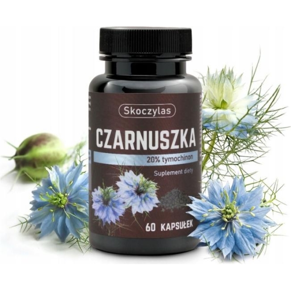 Skoczylas Czarnuszka 20% tymochinon 60kapsułek cena 58,90zł