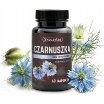 Skoczylas Czarnuszka 20% tymochinon 60kapsułek cena 58,90zł