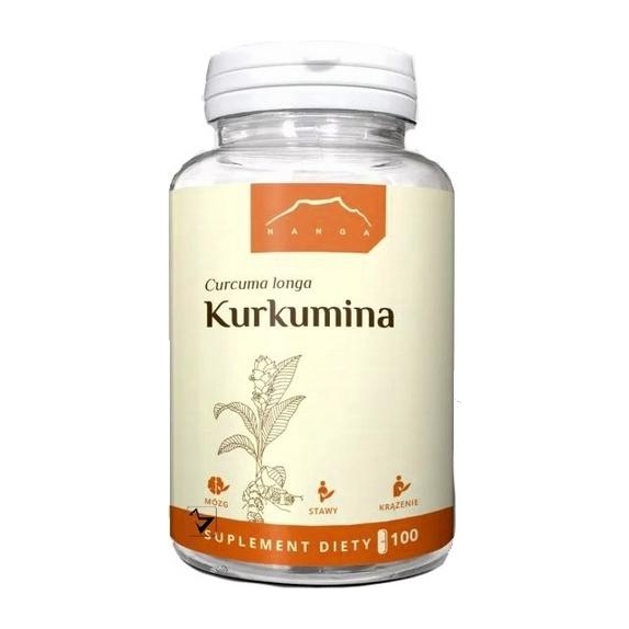 Nanga Kurkumina 500 Max 100kapsułek cena 61,90zł