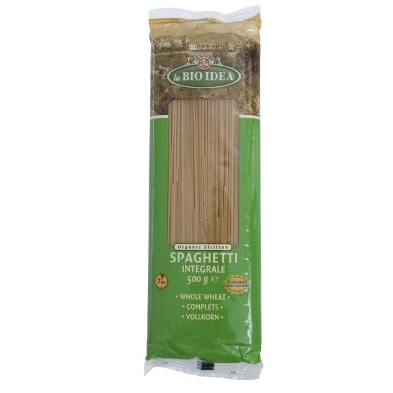 Makaron spaghetti razowy 500 g BIO La Bio Idea cena 6,35zł