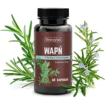 Skoczylas Wapń 3 formy z rozmarynem 60kapsułek cena 37,90zł