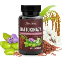 Skoczylas Nattokinaza Fermokinase® 2000 FU + Monakolina + Rutyna 60kapsułek cena 66,90zł