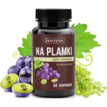 Skoczylas Na plamki Cynk + Beta karoten + Witamina E 60kapsułek cena 57,50zł
