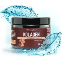 Skoczylas Kolagen wołowy z Witaminą C proszek 150g cena 46,90zł