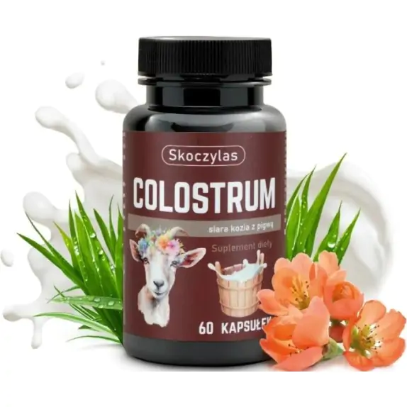 Skoczylas Colostrum siara bydlęca z pigwą 60kapsułek cena 129,00zł