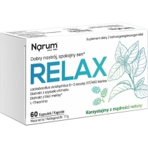 Narum Relax 60kapsułek Vitaway LLC cena 95,90zł