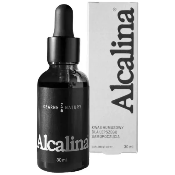 Alcalina kwas humusowy ( kwas fulwowy) 30ml Czarne z natury cena 209,00zł
