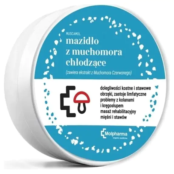 Mazidło chłodzące z ekstraktem z Muchomora Czerwonego 100 ml Moplharma cena 59,00zł