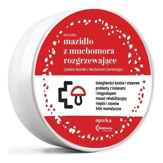 Mazidło rozgrzewające z ekstraktem z Muchomora Czerwonego 100ml Moplharma cena 59,00zł