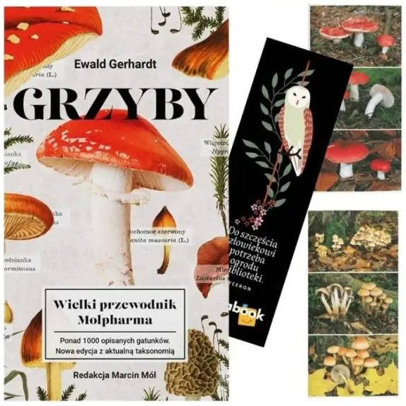 Książka " Grzyby Wielki przewodnik " Ewald Gerhardt Molpharma cena 232,00zł