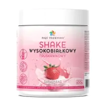 Shake wysokobiałkowy truskawkowy 400g Pięć Przemian cena 58,65zł