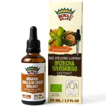 Ekstrakt z zielonych łupin orzechów włoskich w kroplach BIO 50ml Royal Brand cena 68,89zł