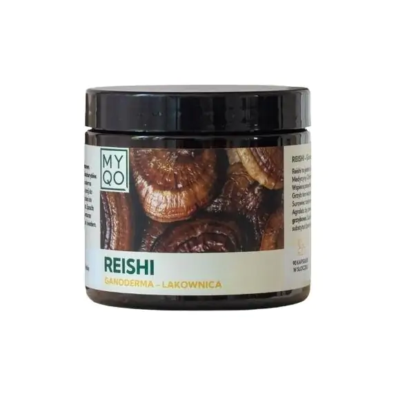 MYQO Reishi Lakownica lśniąca 500 mg 90 kapsułek cena 100,00zł