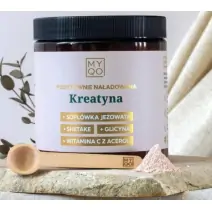 MYQO Pozytywnie naładowana kreatyna 300 g cena 109,00zł