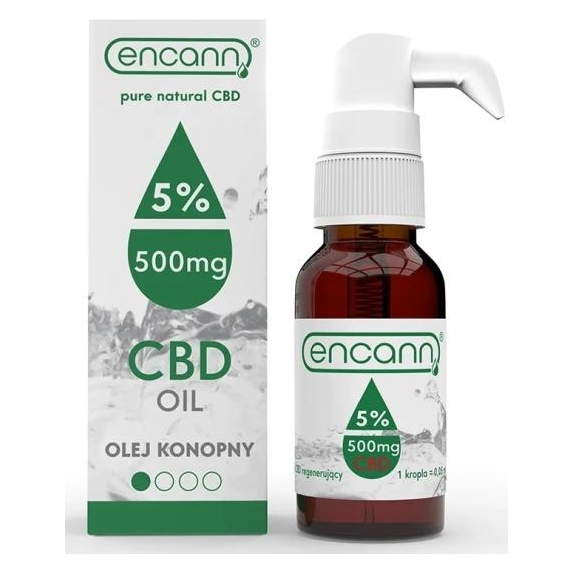 Encann Olejek konopny 5% CBD 10 ml cena 52,52zł