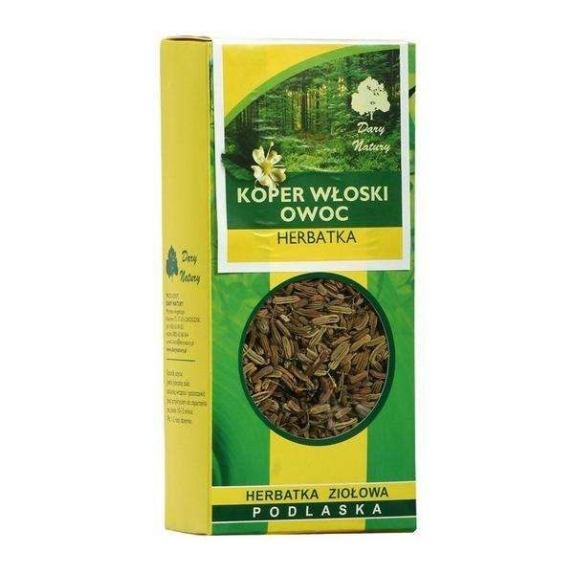 Koper włoski owoc 50 g BIO Dary Natury cena 6,65zł