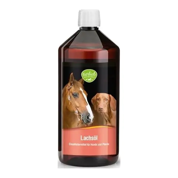 Tierlieb Olej z łososia atlantyckiego 1000 ml cena 16,42$