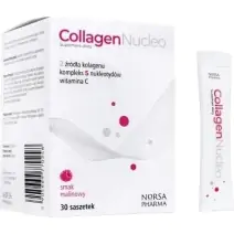  NorsaPharma Collagen Nucleo smak malinowy 30 saszetek cena 138,69zł