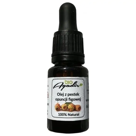 Olej z Opuncji Figowej 100% do Twarzy Czysty Naturalny 10 ml Bio Agadir  cena 54,90zł