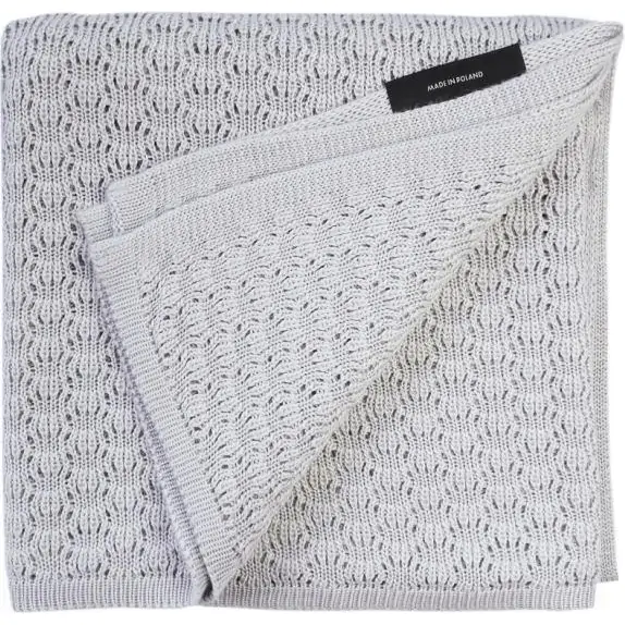 LullaLove Bambusowy koc motylek szary 90cm x 90cm  cena 124,90zł