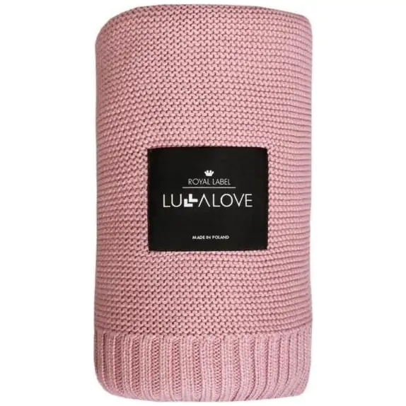 LullaLove Bambusowy koc Piwonia splot klasyczny 80 x 100cm cena 134,90zł