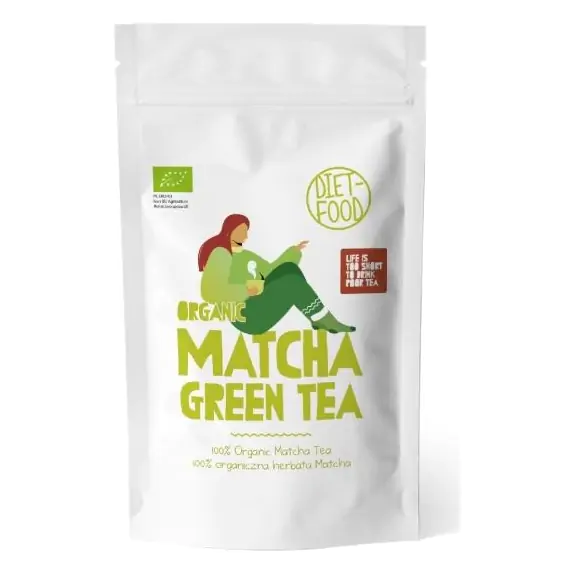 Herbata zielona matcha BIO 100 g Diet Food cena 30,45zł