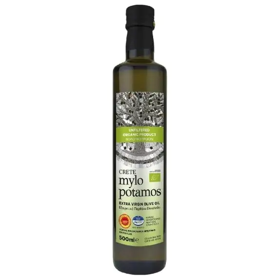 Oliwa z oliwek Extra Virgin niefiltrowana PDO Kreta BIO 500ml Mylopotamos cena 31,39zł
