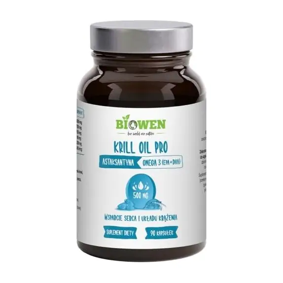 Biowen Krill Oil Pro (Olej z kryla) 90 kapsułek cena 89,99zł