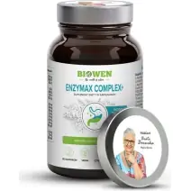 Biowen Enzymax Complex+ (enzymy trawienne) 90 kapsułek cena 24,30$