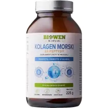 Biowen Kolagen morski typu I i III z dzikiego dorsza w proszku 225 g cena 129,99zł