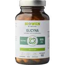 Biowen Glicyna 900mg 100 kapsułek cena 39,99zł