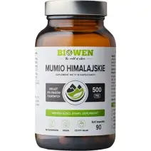 Biowen Mumio himalajskie 586 mg 90 kapsułek cena 54,99zł