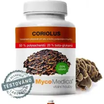 MycoMedica Coriolus 50% ekstrakt 90 kapsułek cena 185,90zł
