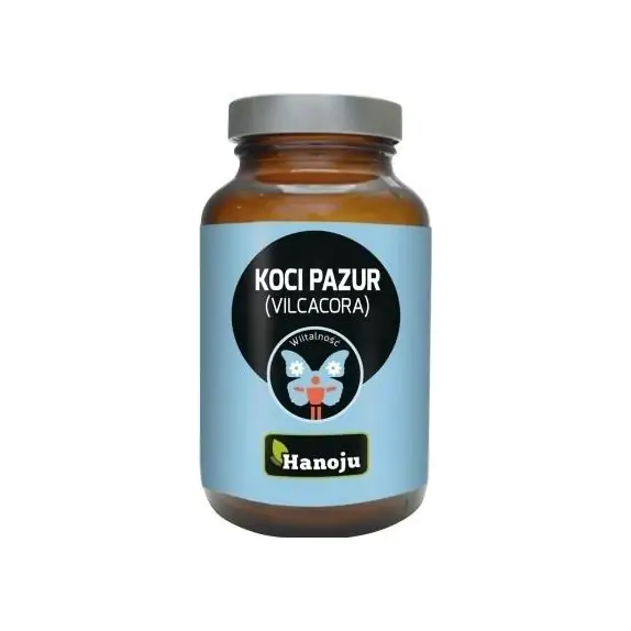 Hanoju Koci Pazur Vilcacora 400 mg 90 kapsułek cena 48,00zł
