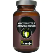 Hanoju Mleczko pszczele + Żeń-szeń 500 mg 90 kapsułek cena 99,00zł