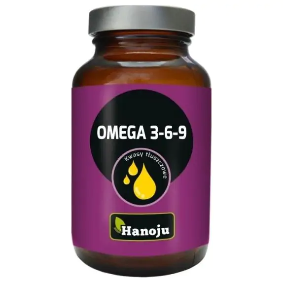 Hanoju Omega 3-6-9 1000 mg 90 kapsułek cena 59,45zł