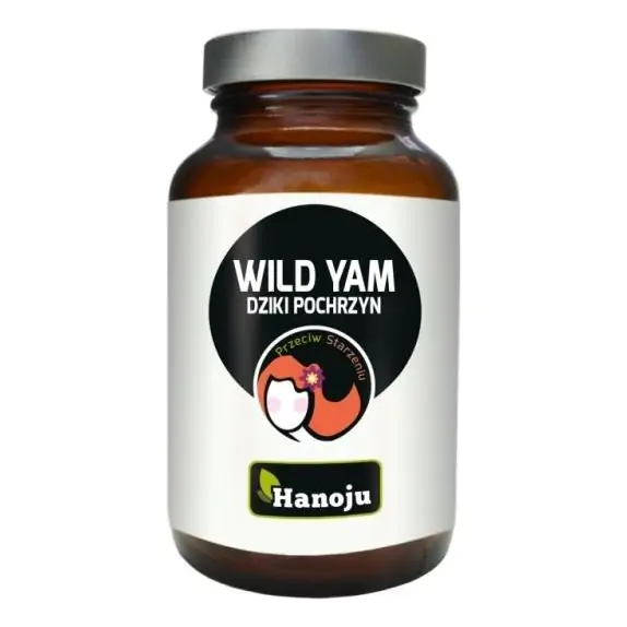 Hanoju Wild Yam 500 mg 90 kapsułek cena 78,30zł
