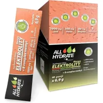 Aliness ALLHydrate Elektrolity STICK Mango + B Complex 40 saszetek cena 64,90zł