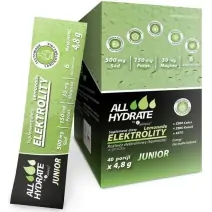 Aliness ALLHydrate Elektrolity STICK Junior Lemonade 40 saszetek cena 64,90zł