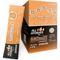 Aliness ALLHydrate Elektrolity STICK Senior Orange 40 saszetek cena 64,90zł