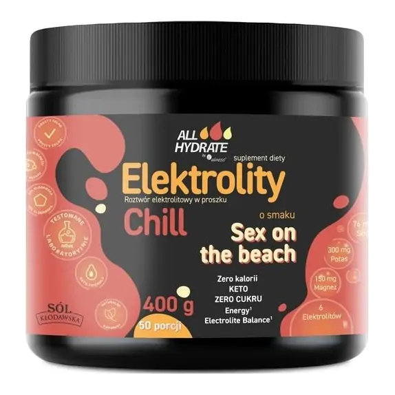 Aliness ALLHydrate Elektrolity Chill Sex on the beach 400 g cena €14,70