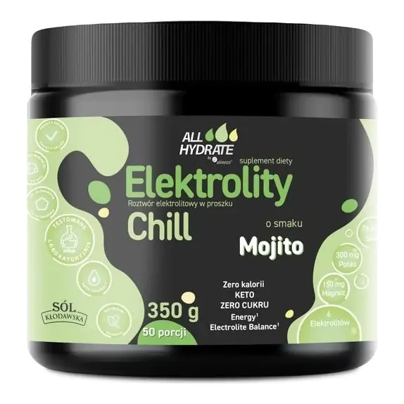 Aliness ALLHydrate Elektrolity Chill Mojito 350 g cena 64,90zł