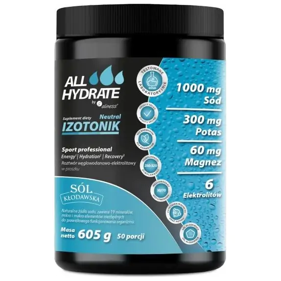 Aliness ALLHydrated Izotonik Neutral 605 g cena 79,90zł