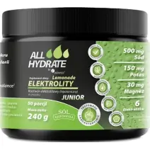 Aliness ALLHydrate Elektrolity Junior lemoniada 240 g cena 59,90zł