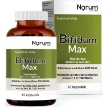 Narum Bifidum Max 60 kapsułek cena 129,00zł