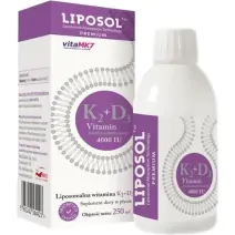 Liposol Liposomalna Witamina K2 + D3 250 ml cena 69,90zł