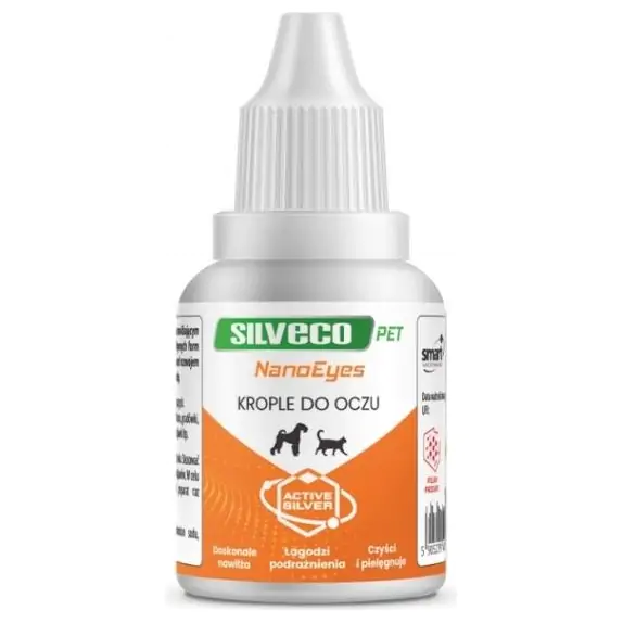 Silveco Pet NanoHealthy Eyes krople do oczu 25ml cena 31,90zł