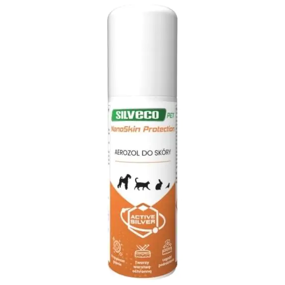 Silveco Pet NanoSkin Protection Spray na trudno gojące się rany 50ml cena €9,26