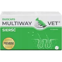 Multiway Vet Duocaps sierść na sierść i skórę dla psa i kota 60kapsułek cena 69,00zł